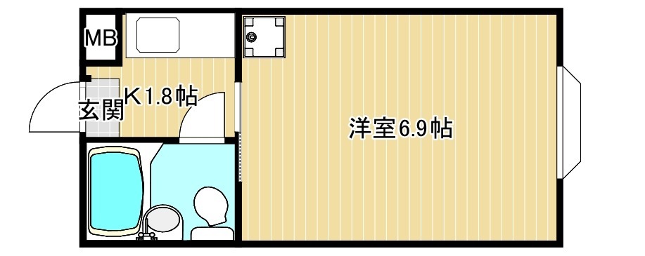2階の間取り図
