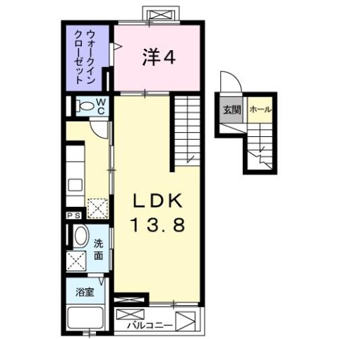 4階の間取り図