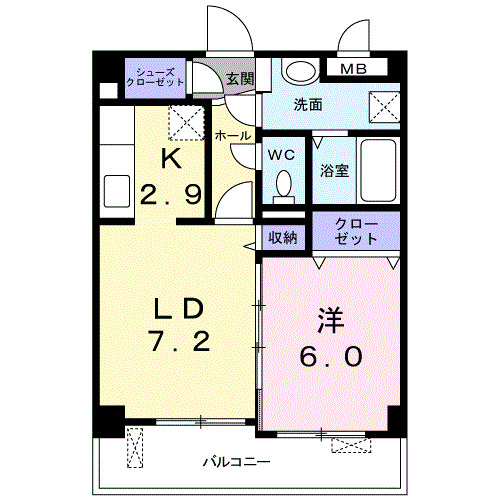 3階の間取り図