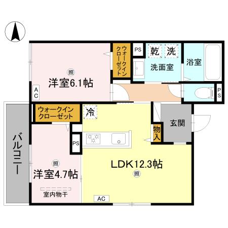 3階の間取り図