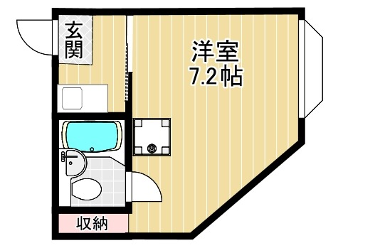2階の間取り図