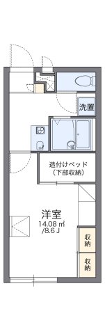 2階の間取り図