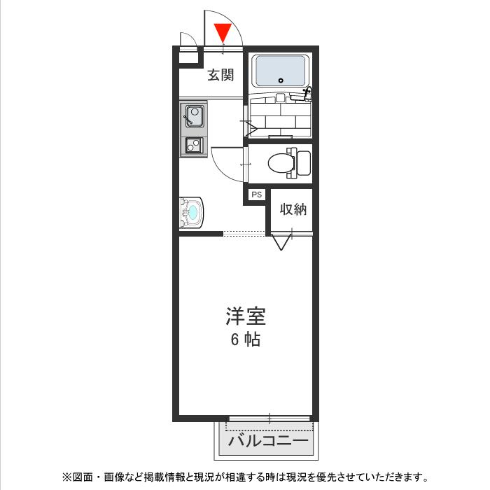 2階の間取り図