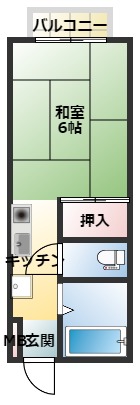 2階の間取り図