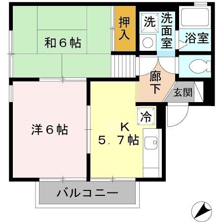 1階の間取り図