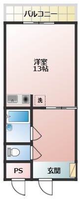 2階の間取り図