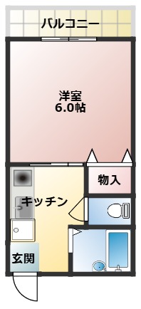 2階の間取り図