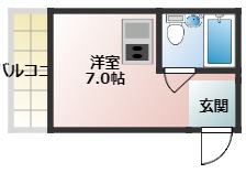 5階の間取り図