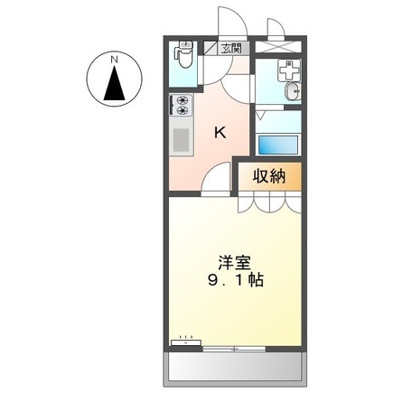 2階の間取り図
