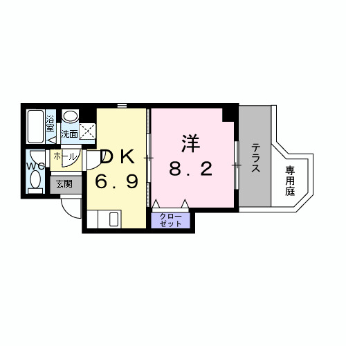 1階の間取り図