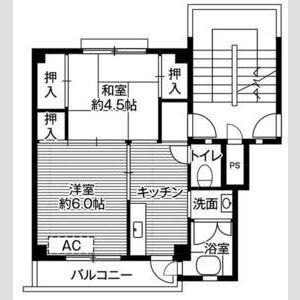 2階の間取り図