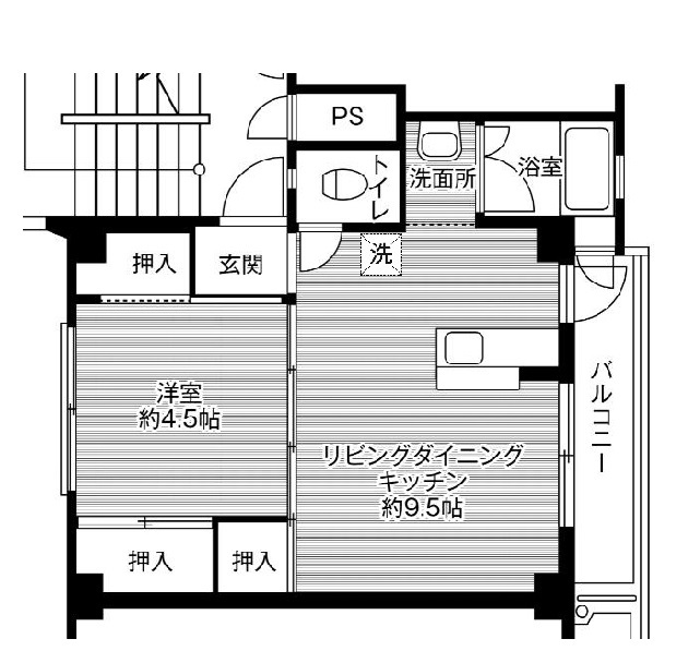 3階の間取り図