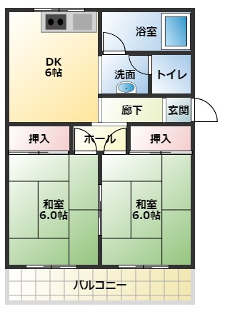 4階の間取り図