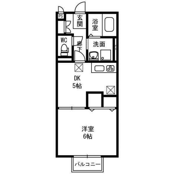 1階の間取り図