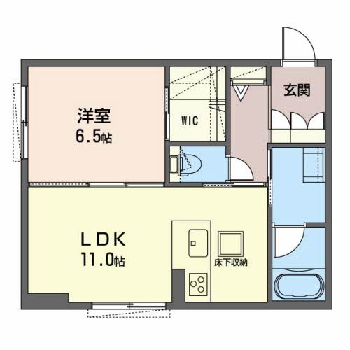 1階の間取り図