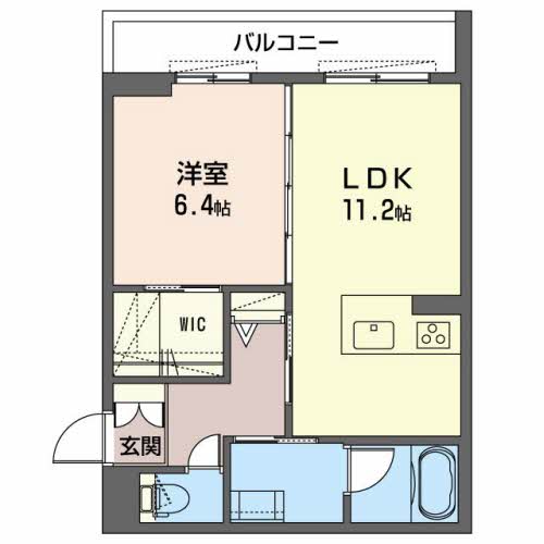 2階の間取り図