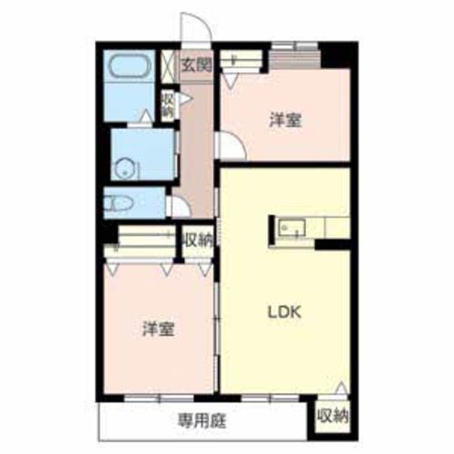 1階の間取り図