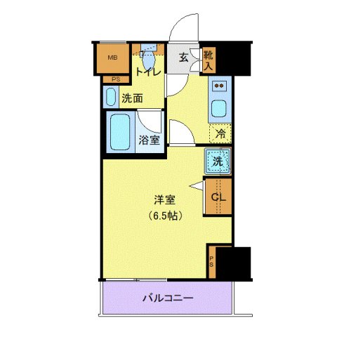 8階の間取り図