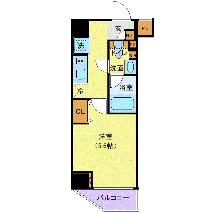5階の間取り図