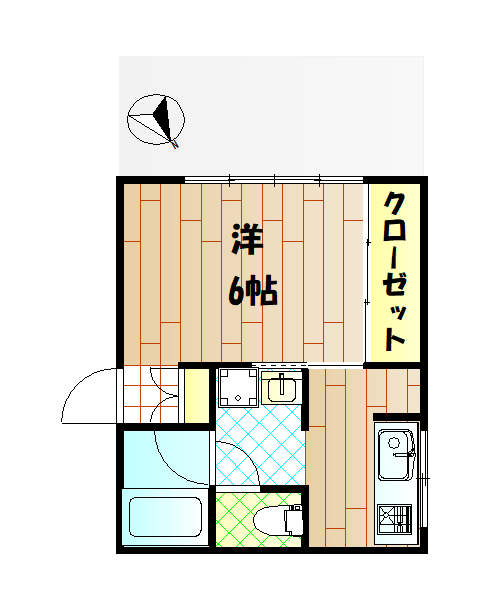 1階の間取り図
