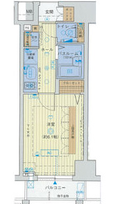 7階の間取り図