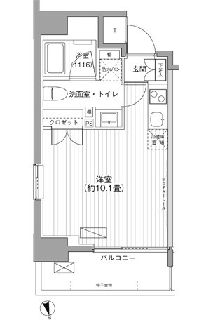 7階の間取り図
