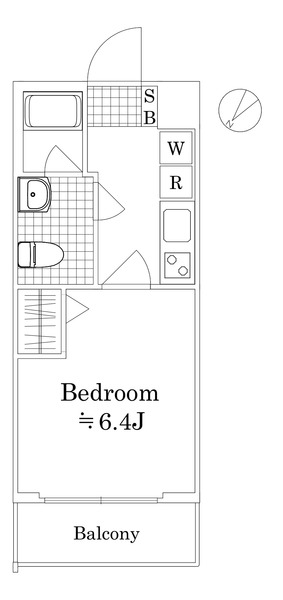 2階の間取り図