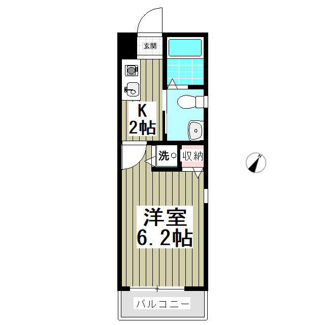 1階の間取り図