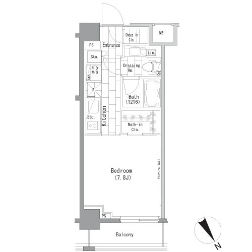 5階の間取り図