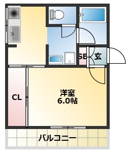 1階の間取り図