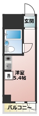 4階の間取り図