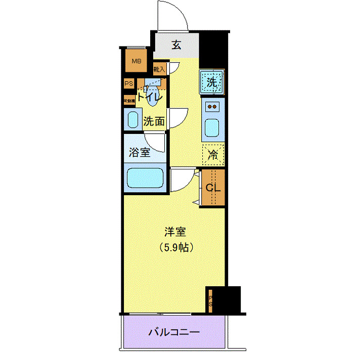 3階の間取り図
