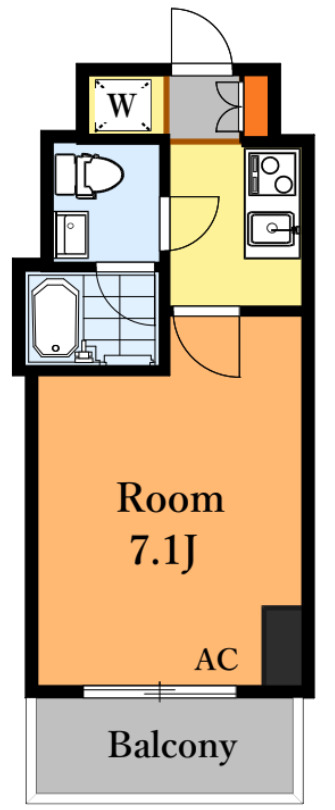 8階の間取り図