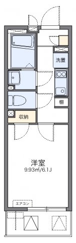 2階の間取り図