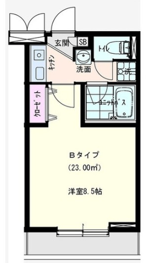 2階の間取り図