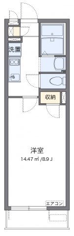 代表的な間取のため実際の間取とは異なる場合があります