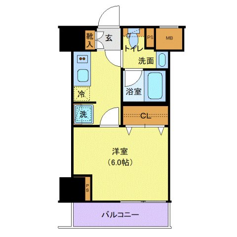 4階の間取り図