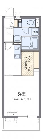 代表的な間取のため実際の間取とは異なる場合があります