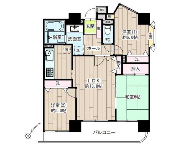 エスバイエルマンション鶴見中央