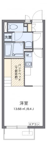 代表的な間取のため実際の間取とは異なる場合があります