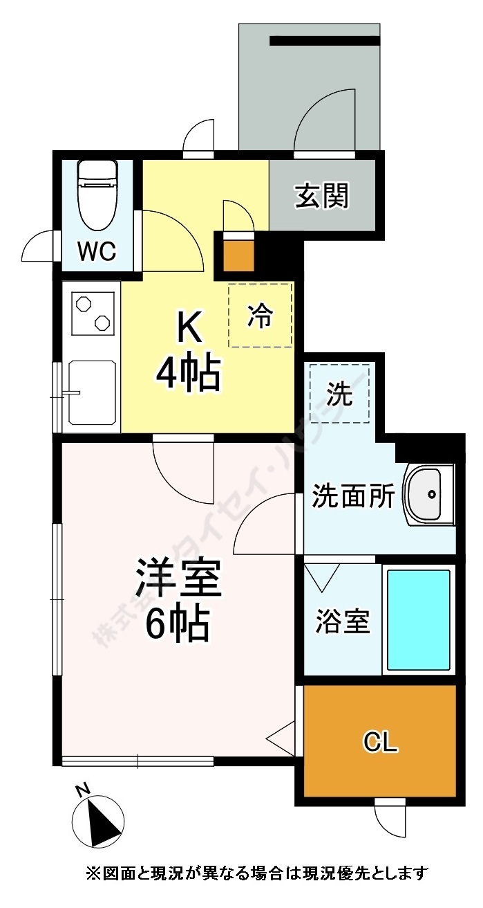 ※図面と現況が異なる場合は現況優先とします