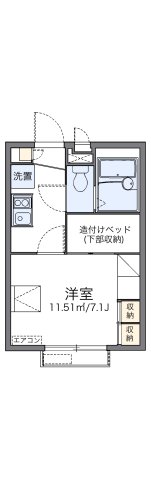 代表的な間取のため実際の間取とは異なる場合があります