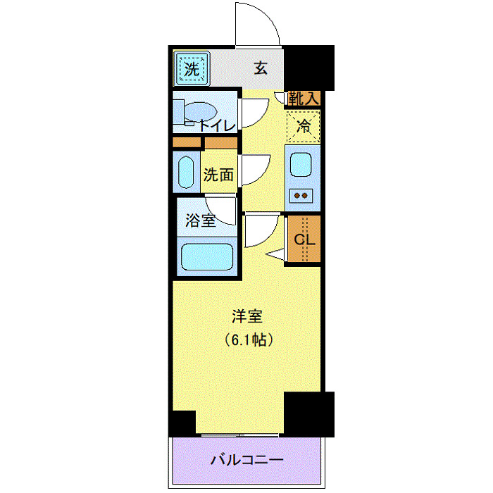 6階の間取り図