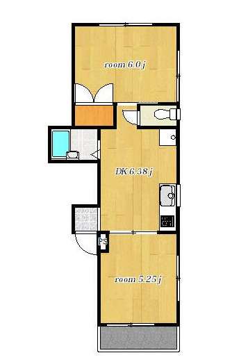 内装は壁紙がシックでお洒落で個性的