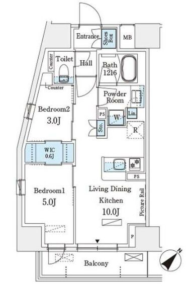 3階の間取り図
