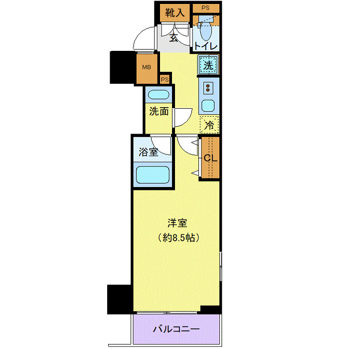 9階の間取り図