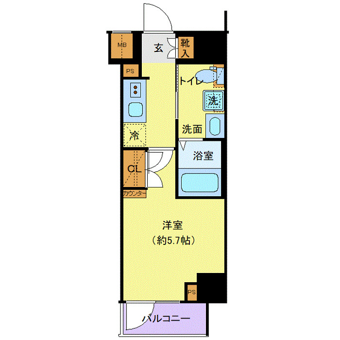 10階の間取り図