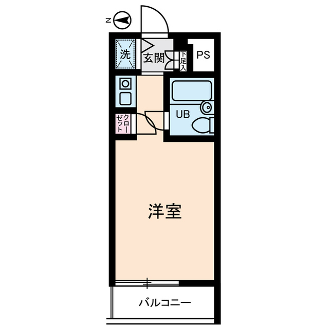 2階の間取り図