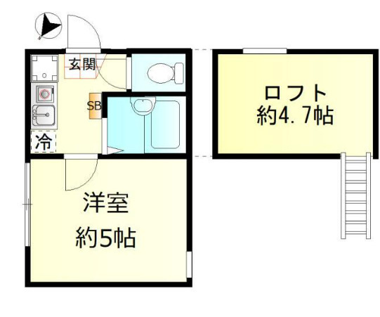 1階の間取り図