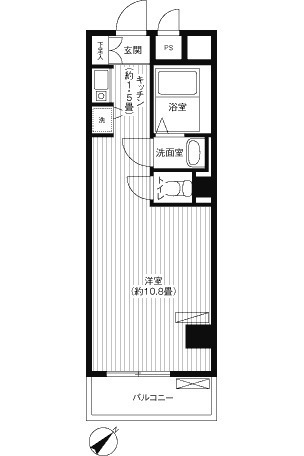 2階の間取り図